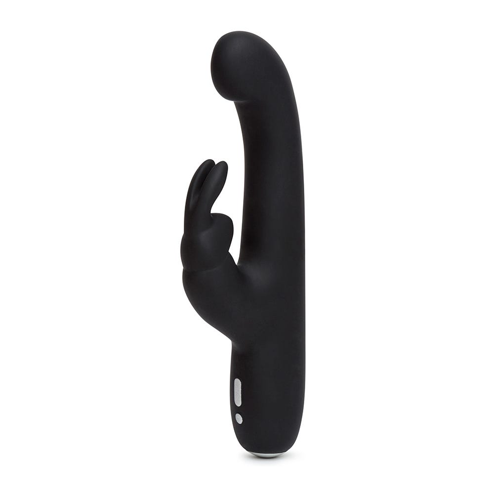 Happy Rabbit Slimline G-Spot Rabbit Vibrator ståendes mot vit bakgrund.