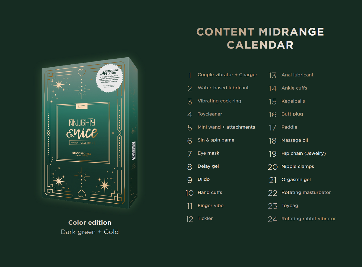 Naughty &amp; Nice Adventskalender 2026 – Spicy Stories