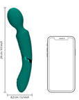 Loveline Double-Sided Wand – wandhuvud för klitoris, grön