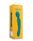 Loveline Double-Sided Vibrating Wand – helvy, grön