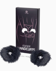 Secret Play Fuzzy Handcuffs Black för nybörjare