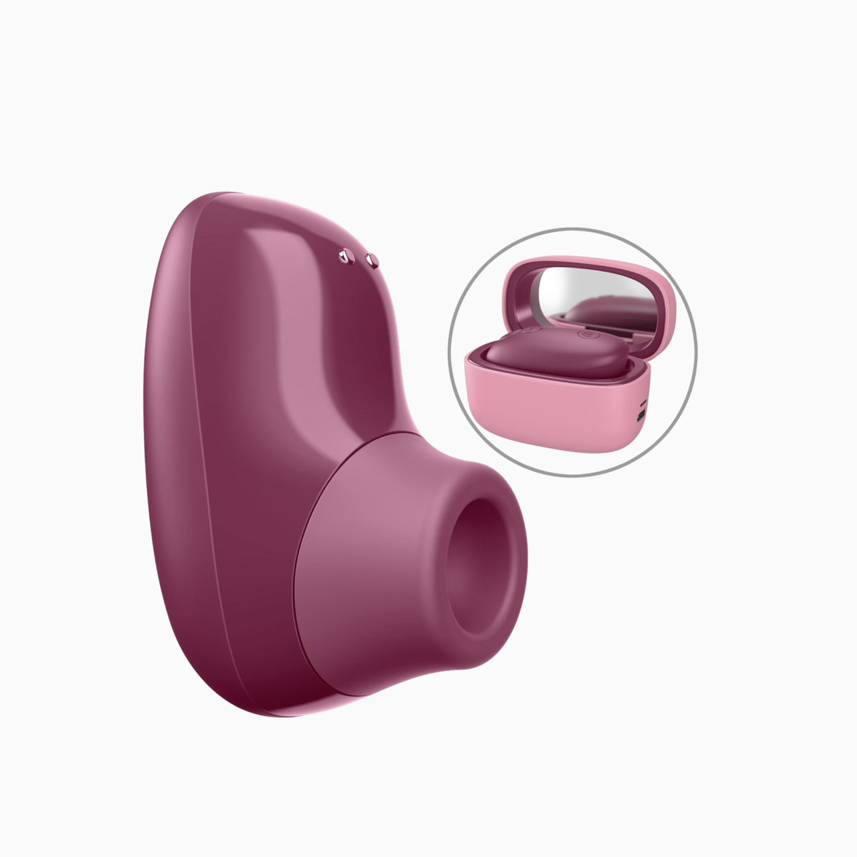 Womanizer Snap – rosa ultrakompakt lufttrycksvibrator
