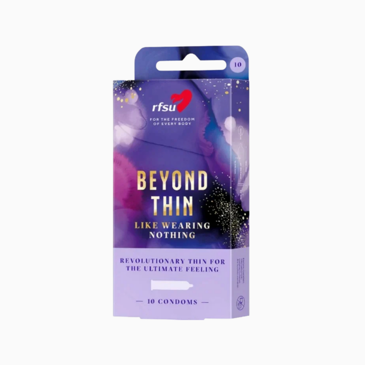 RFSU Beyond Thin 10-pack – ultratunna kondomer, bara 0,04 mm