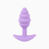 Cuties Mini Buttplug i lila – liten nybörjarplugg med spiralräffling