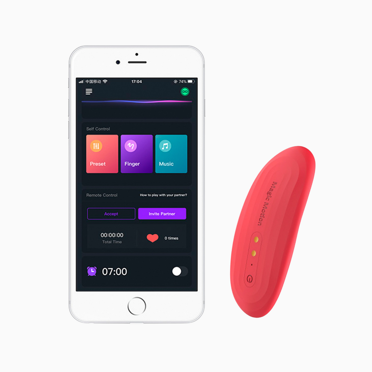 Magic Motion Nyx Smart Panty Vibrator i rött – appstyrd trosvibrator
