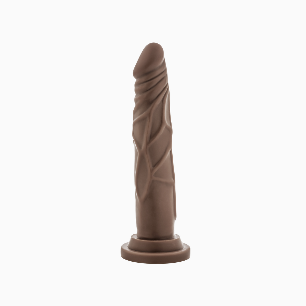 Dr. Skin Dildo med sugkopp 19 cm i chocolate – realistisk dildo