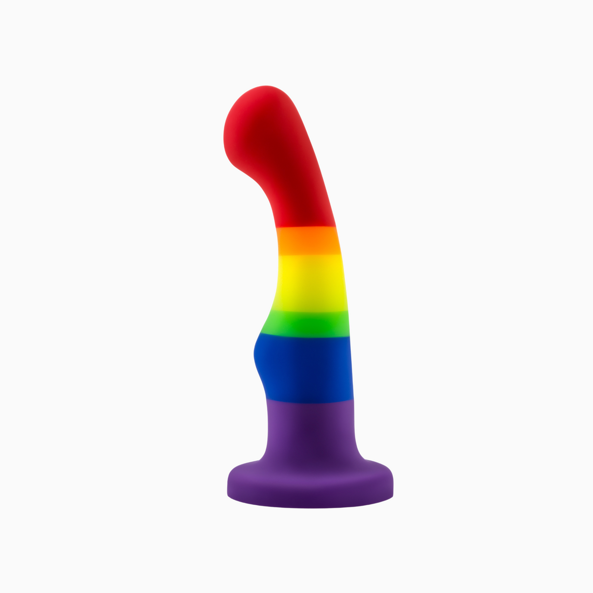 Avant Pride P1 Freedom – handgjord regnbågsdildo i platinahärdad silikon