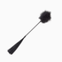 Feather Tickler & Whip i svart – tvåsidig fjädervippa och piska