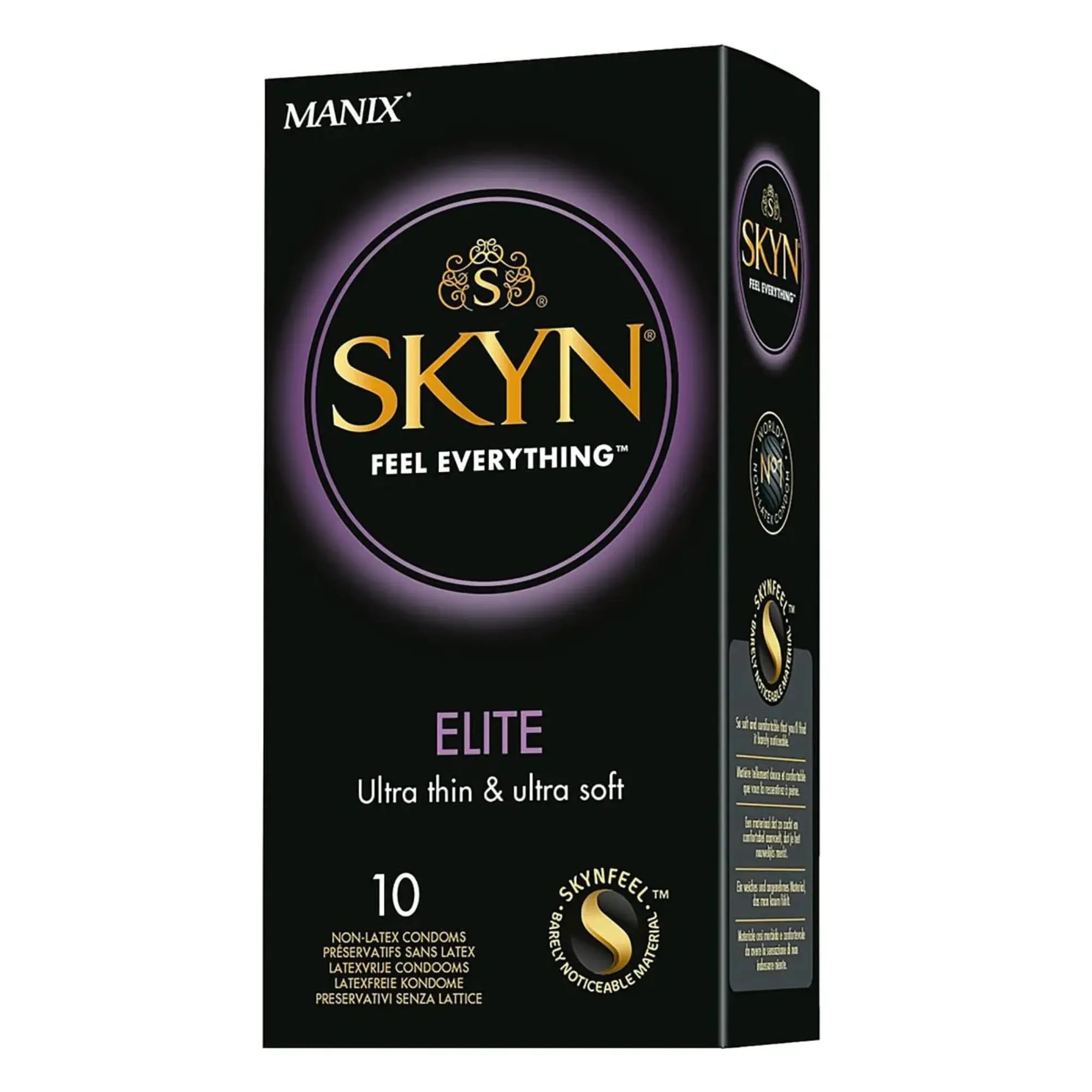 Produktbild på Skyn Elite 10-pack mot vit bakgrund