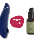 Pris till Womanizer Premium 2 Blueberry + Intimolja Kit