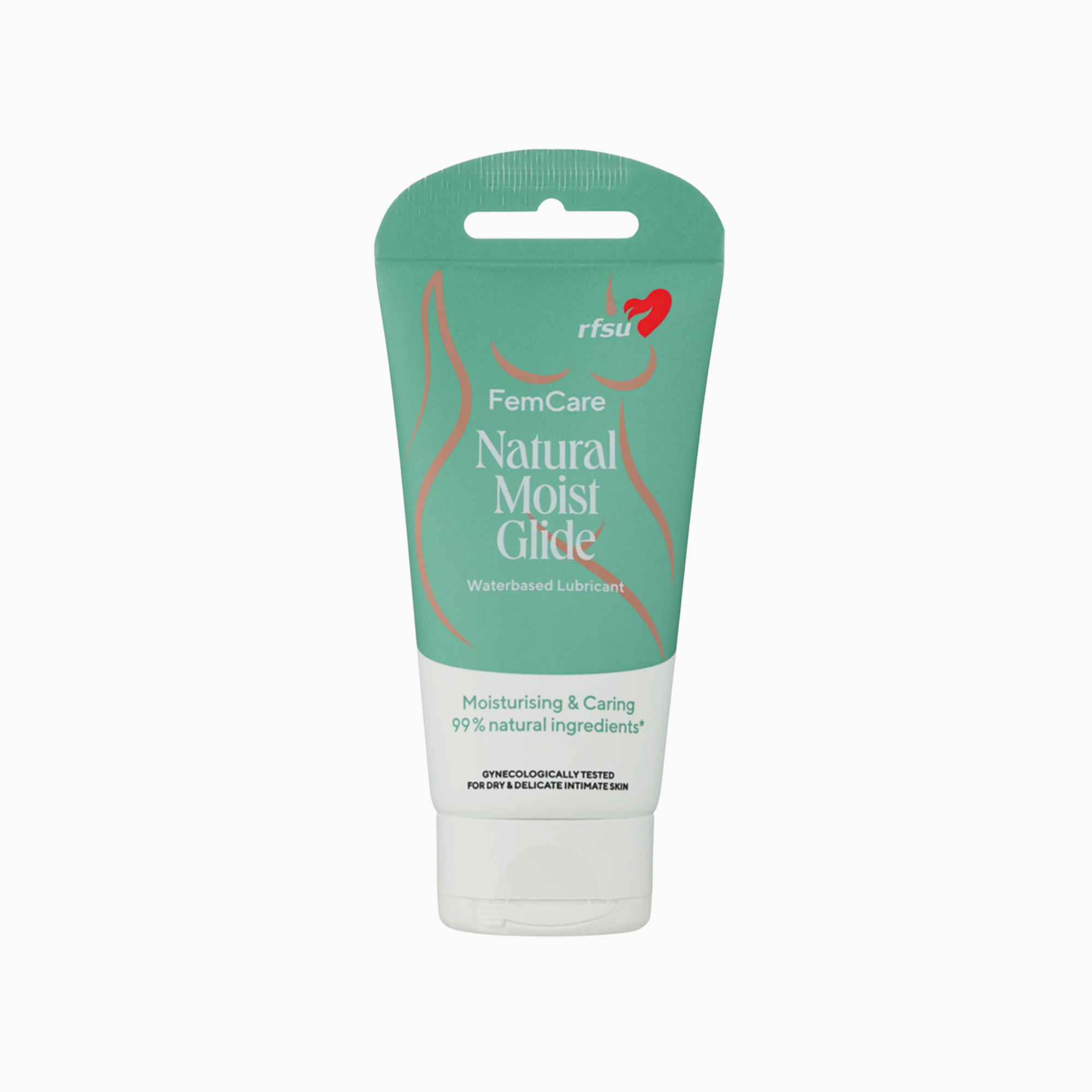 RFSU Natural Moist Glide – vattenbaserat glidmedel med hyaluronsyra, 75 ml