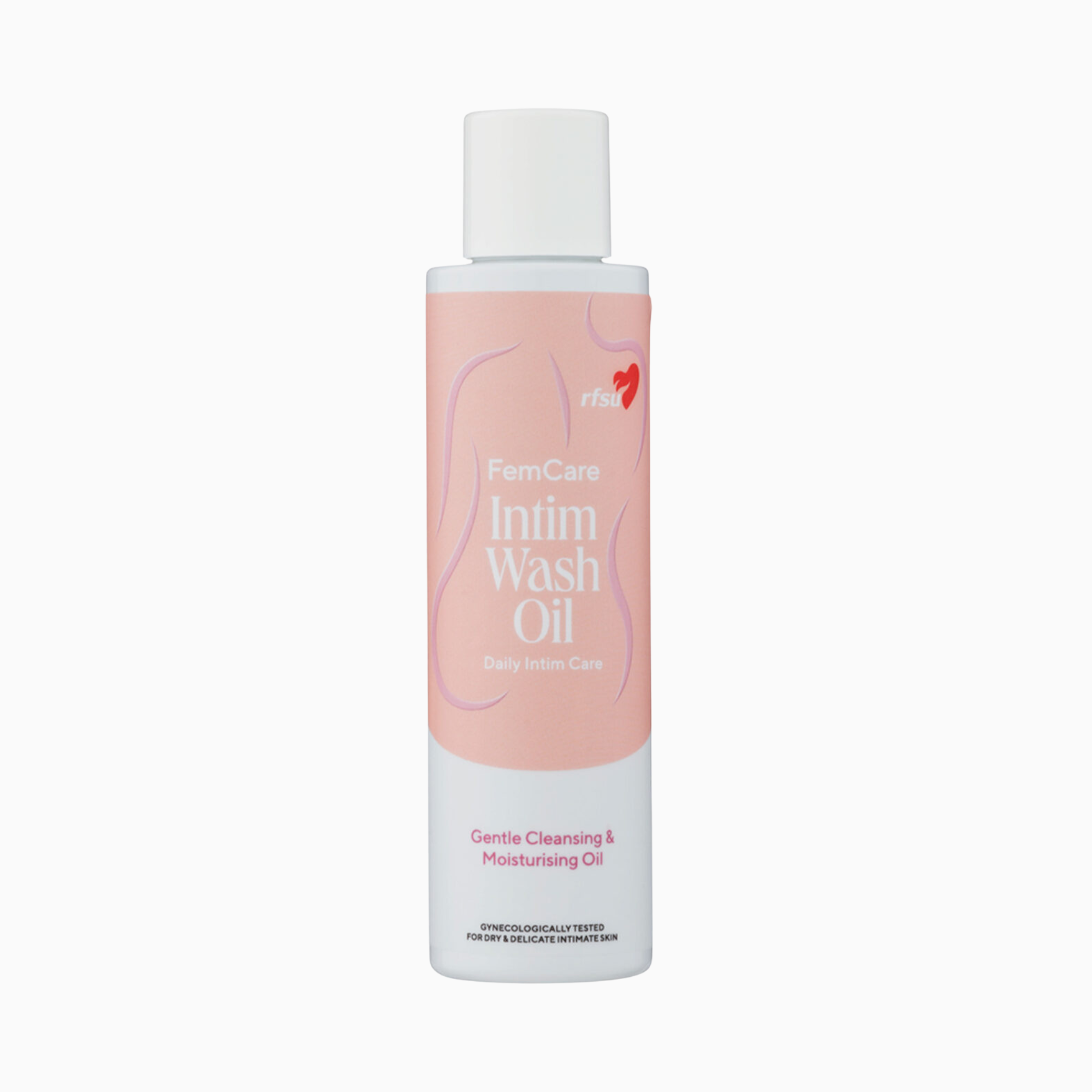 RFSU Intim Wash Oil – mild intim tvättolja och vårdande hudolja, 150 ml