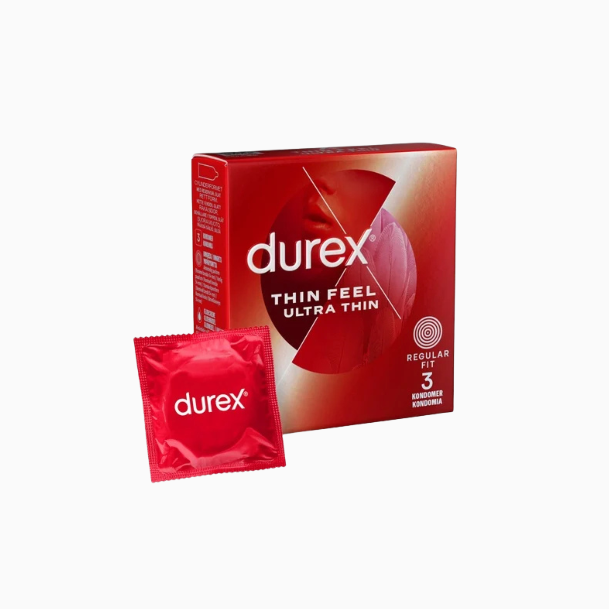 Durex Thin Feel Ultra Thin – ultratunna kondomer, 3-pack