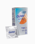 Durex Invisible XL – extra breda ultratunna kondomer, 8-pack