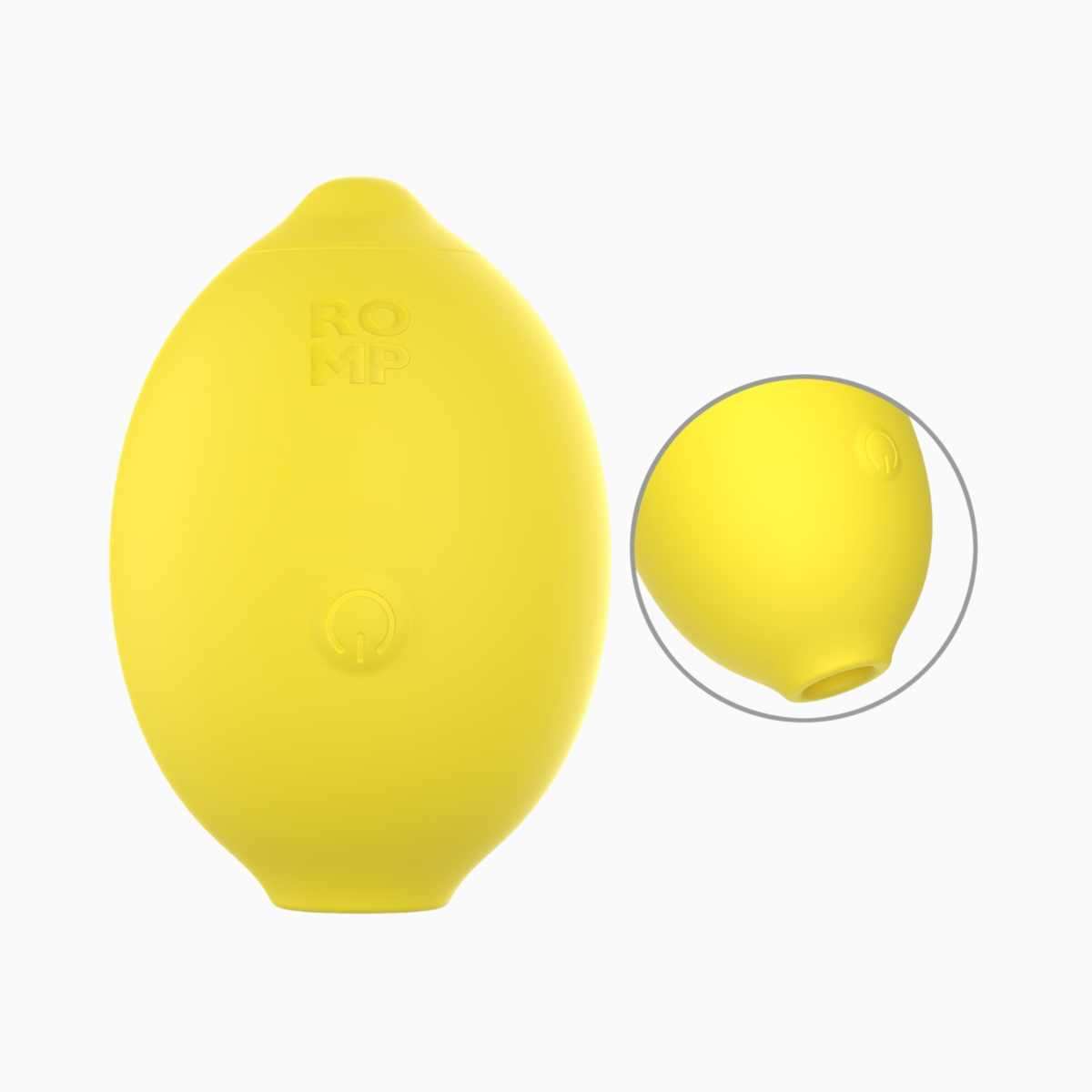 ROMP Lemon Crush – kompakt lufttrycksvibrator i gul citrondesign