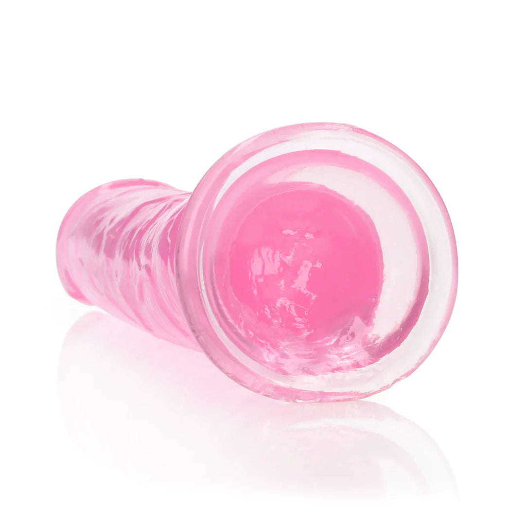 RealRock dildo rosa med sugpropp – handsfree mot släta ytor
