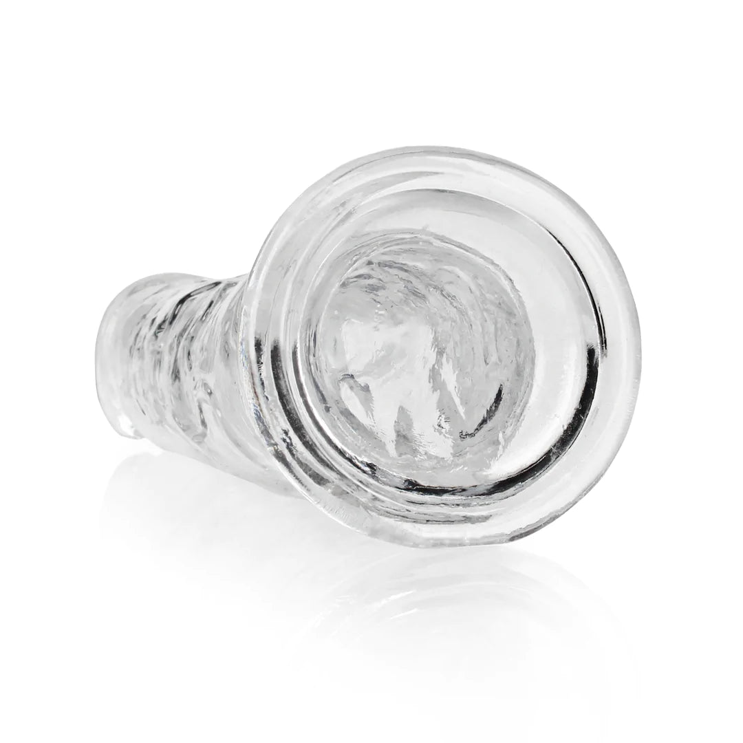 RealRock transparent dildo 23 cm, 4,5 cm i diameter