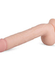 RF Elvin Realistic Dildo liggandes mot vit bakgrund.