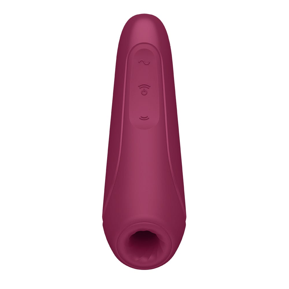 Satisfyer Curvy 1+ Rose Red Appstyrd Lufttrycksvibrator - lufttrycksvibrator från Lustly.se