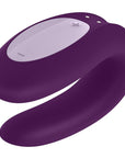 köp Satisfyer Double Joy Violet Appstyrd Parvibrator hos Lustly.se