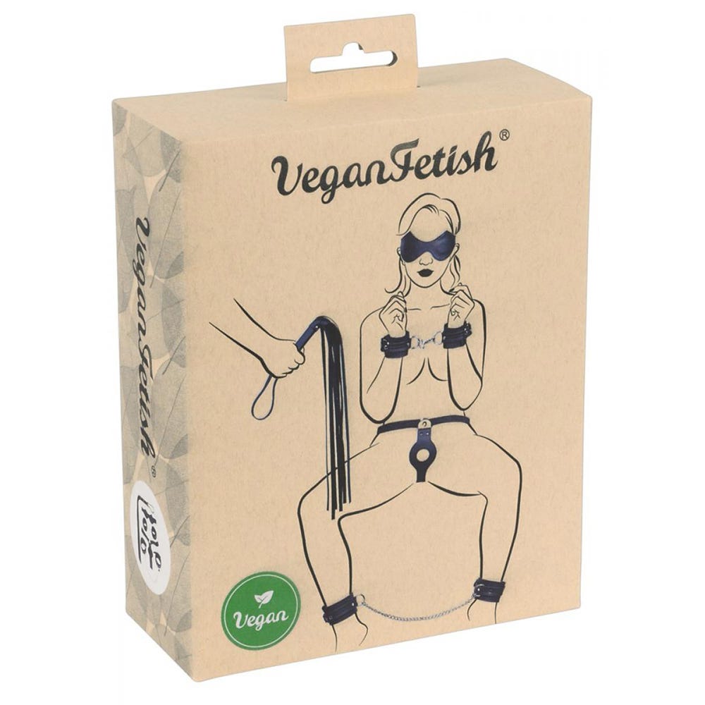 Vegan Bondage Set produktförpackning mot vit bakgrund.