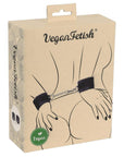 Vegan Handcuffs Black i beige förpackning 