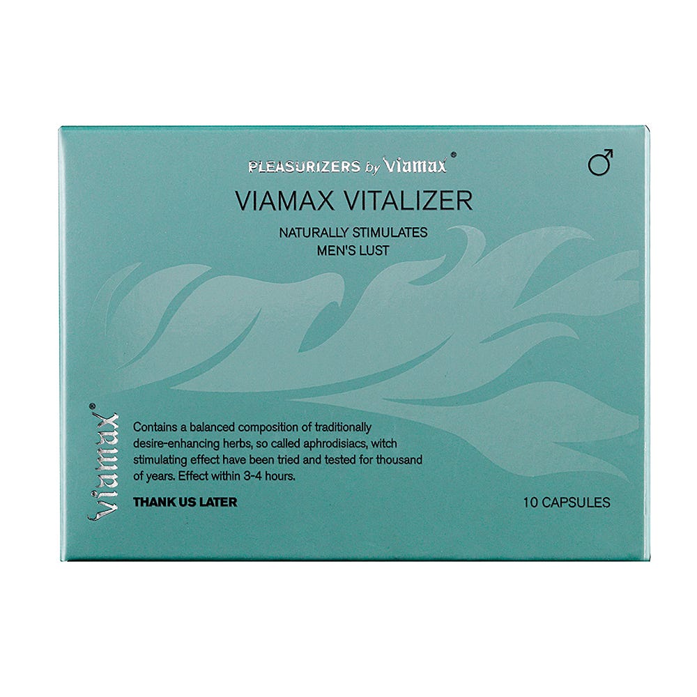 Viamax Vitalizer 10-pack mot vit bakgrund.