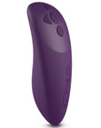 fjärrkontrollen till We-Vibe Chorus Purple Samlagsvibrator. Lila med fem knappar och logga.