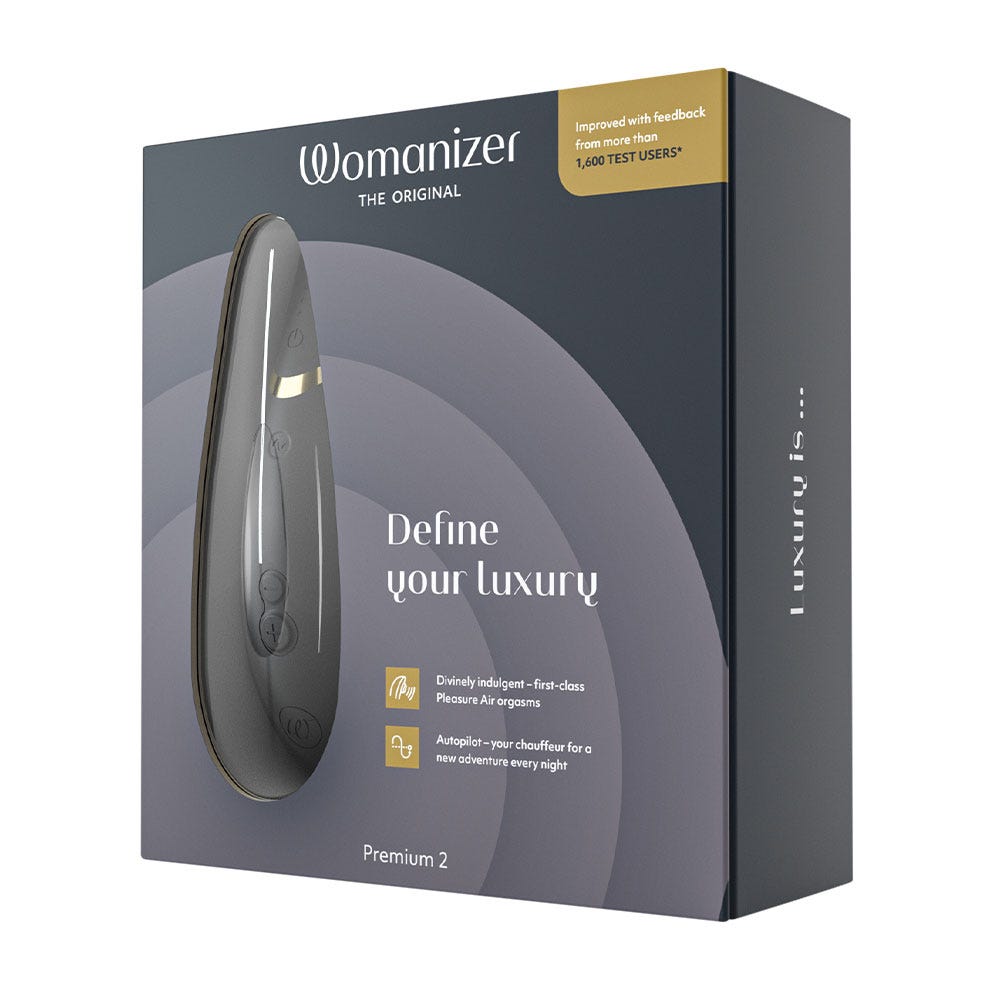 Låda till Womanizer Premium 2 Black lufttrycksvibrator