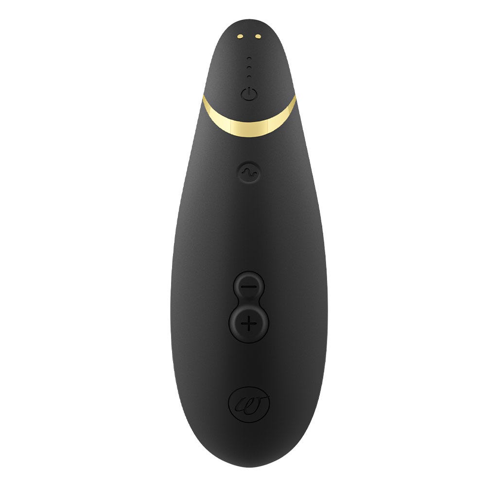 knappar på Womanizer Premium 2 Black lufttrycksvibrator