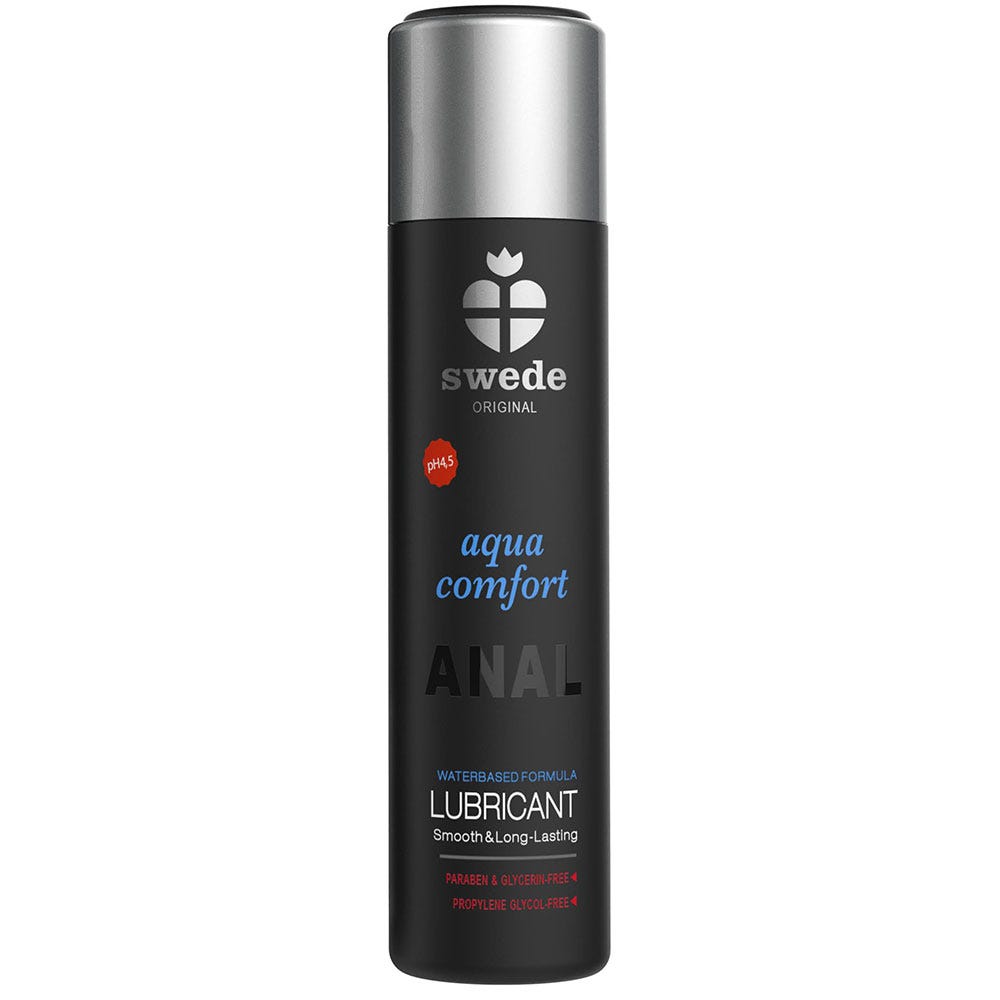 Aqua Comfort Anal 60ml ståendes mot vit bakgrund.