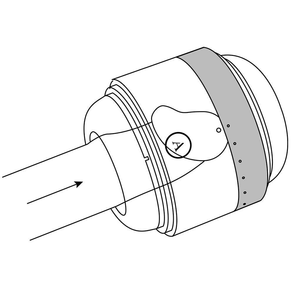 Illustrerad bild av Arcwave Voy Compact Stroker där man ser hur den används 