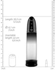 Storleksdemonstration på Automatic Rechargeable Luv Pump. Animerad Aluminiumburk som exempel.