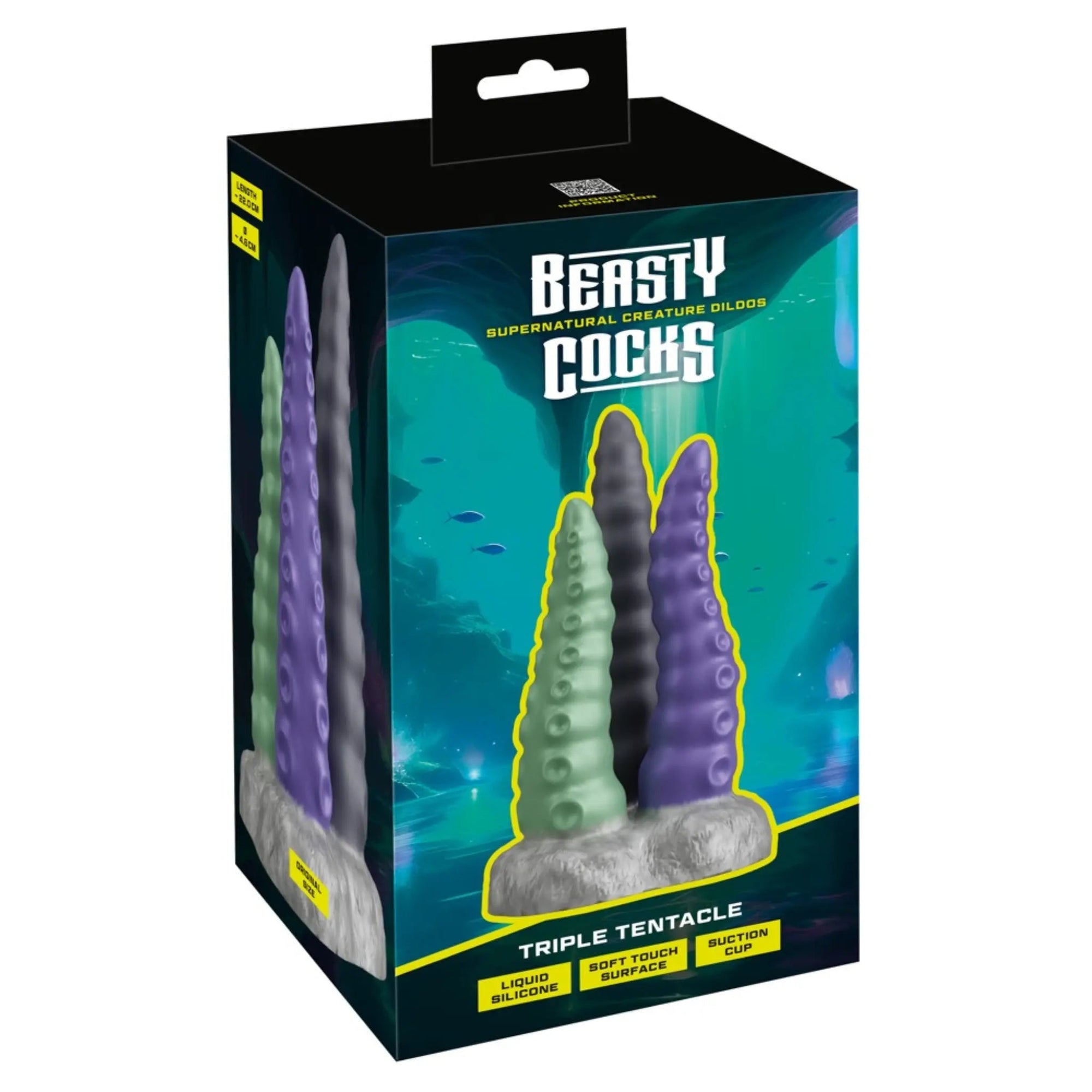 Basty Cocks Triple Tentacle Dubbeldildo - Lustly