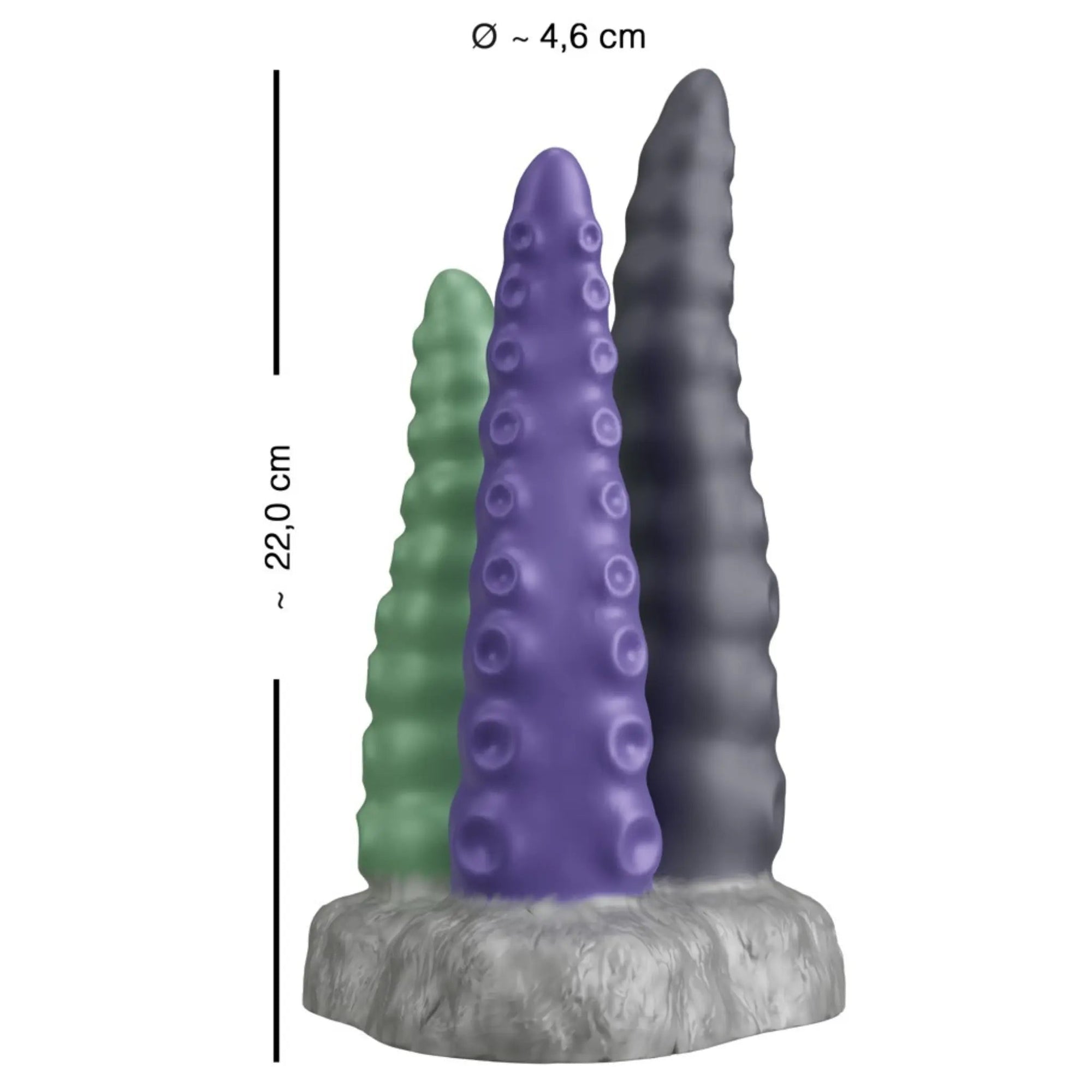 Basty Cocks Triple Tentacle Dubbeldildo - Lustly