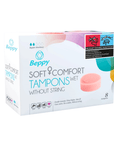 Beppy Soft Comfort Wet Tampons 8st förpackning mot vit bakgrund.