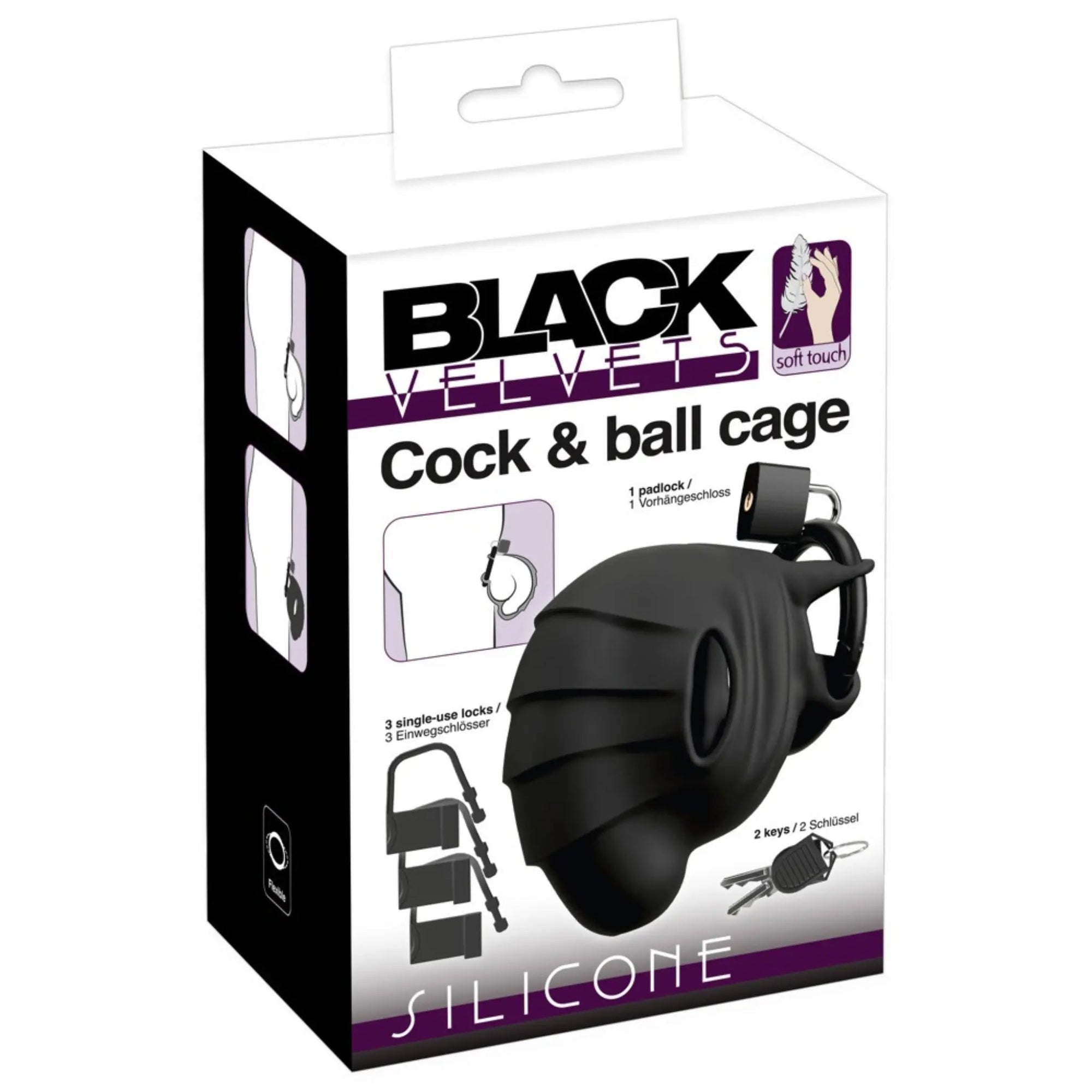 Black Velvets Silicone Penisbur - Lustly