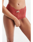 Bracli Sydney Panty Röd Pärlstring - Lustly