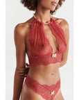 Bracli Sydney Single Röd Pärlstring - Lustly