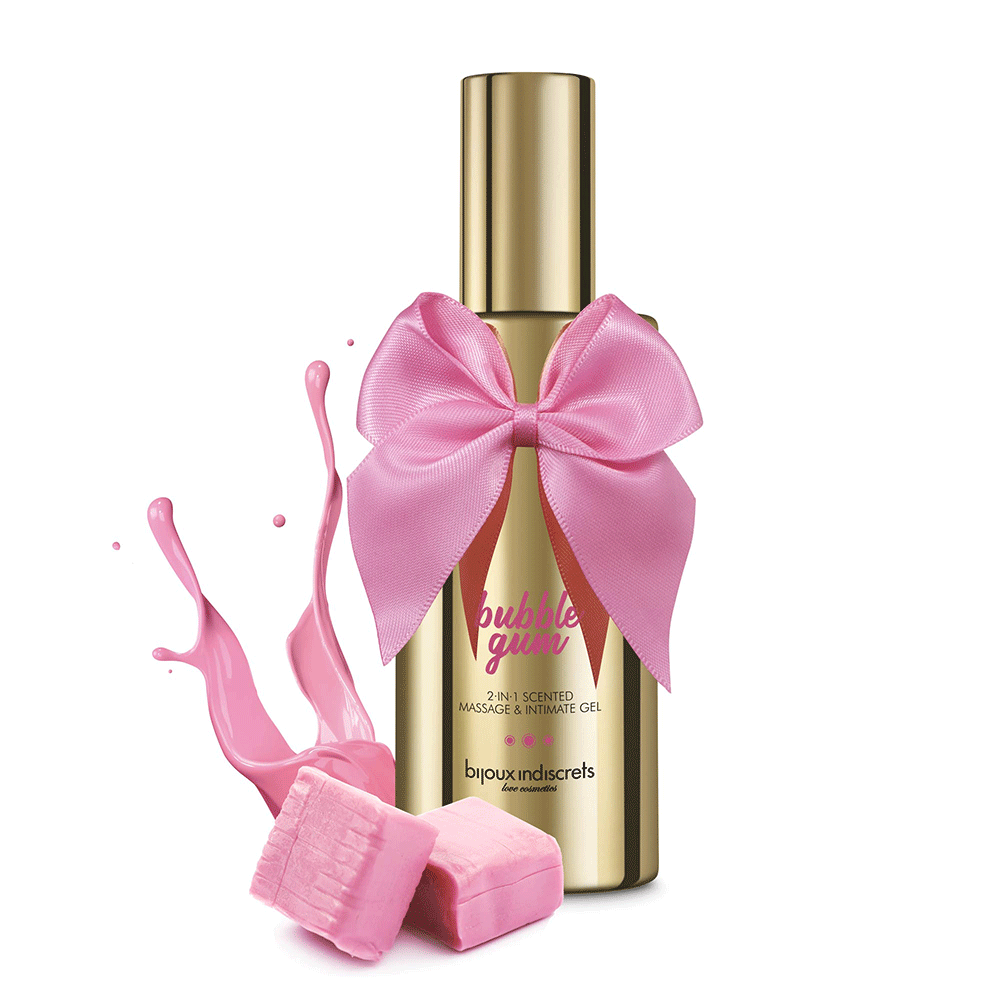 Bubblegum 2 in 1 Massageolja & Glidmedel - Lustly