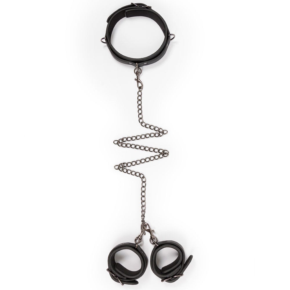 Collar & Wrist Restraint Set - Lustly