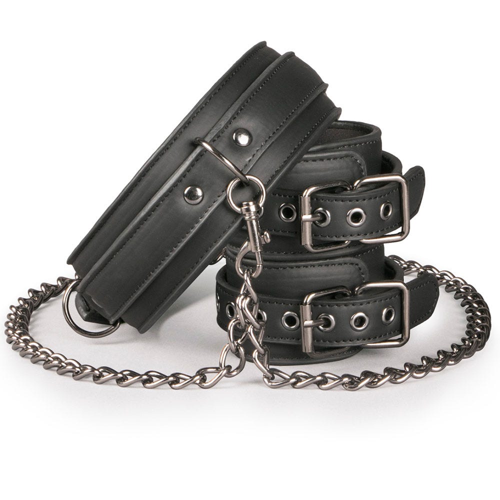 Collar & Wrist Restraint Set - Lustly