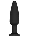 Cone Shaped Diamond Butt Plug Black - Lustly
