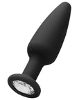 Cone Shaped Diamond Butt Plug Black - Lustly