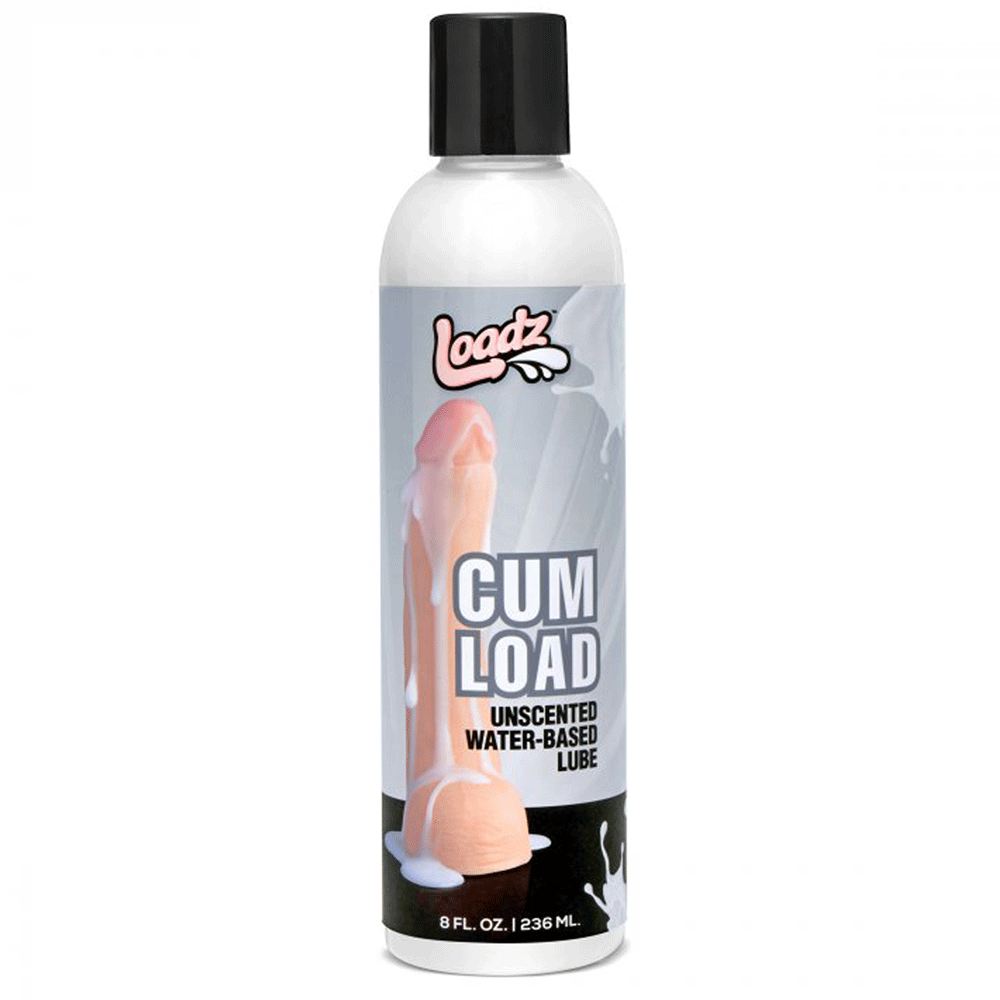 Cum Load Water-Based Semen Lubricant - Fake Sperma i en genomskinlig tub med svart lock - på Lustly.se