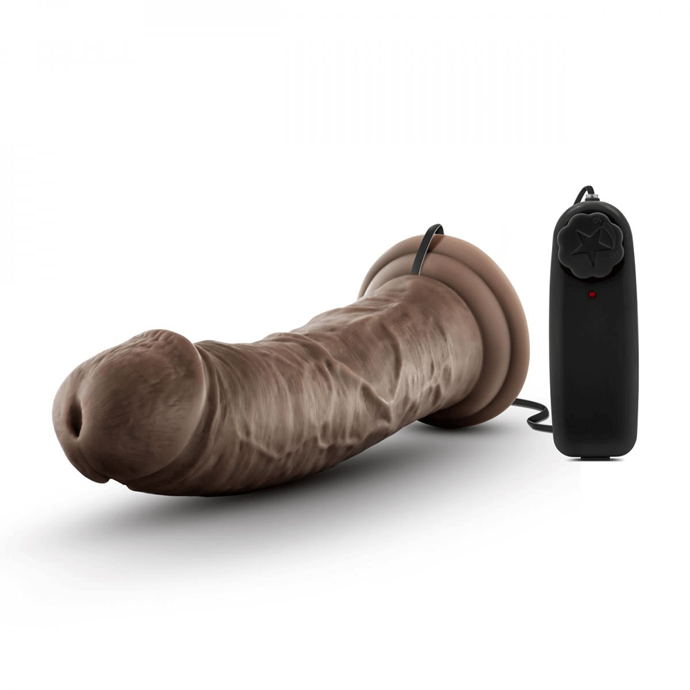 Dr. Skin Dr. Joe Realistic Vibrator 20cm Chocolate liggandes