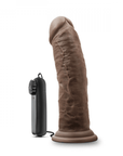 baksida av Dr. Skin Dr. Joe Realistic Vibrator 20cm Chocolate 