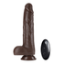 Dr. Skin Realistic Thrusting Dildo Chocolate 20cm - Lustly