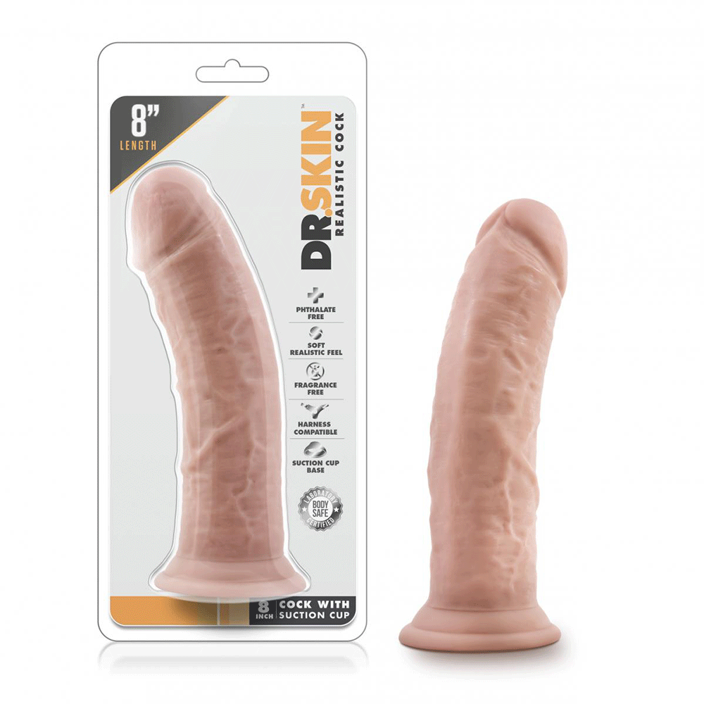 Dr. Skin Realistisk Dildo Vanilla 20cm - Lustly