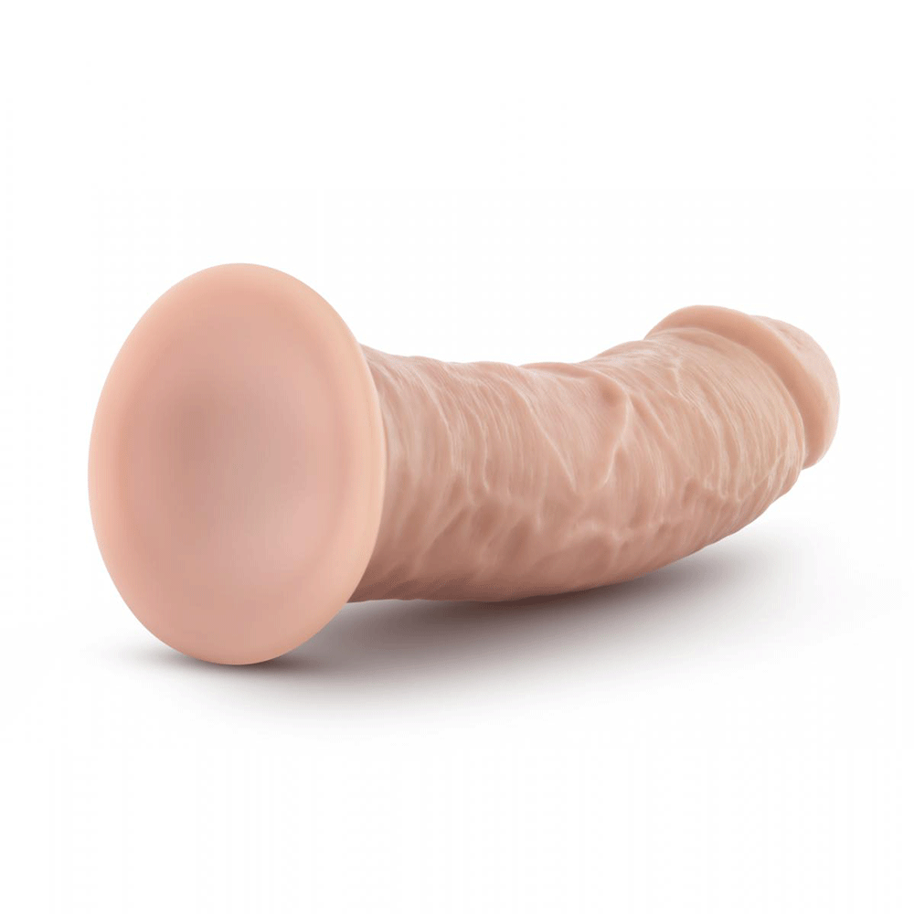 Dr. Skin Realistisk Dildo Vanilla 20cm liggandes, undersida